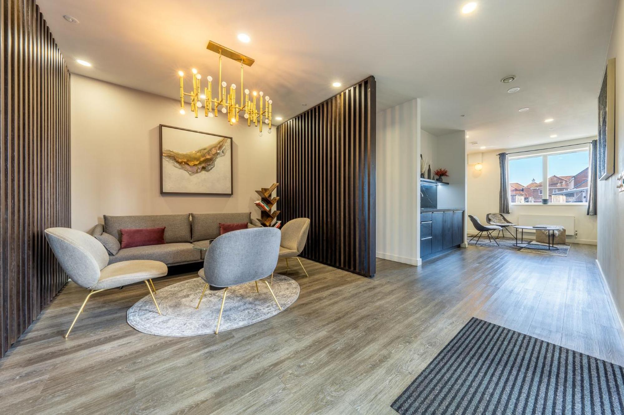 Luxury 1 Bedroom Serviced Apartment With Roof Terrace & Gym Stevenage Exteriér fotografie